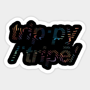 Trippy Sticker